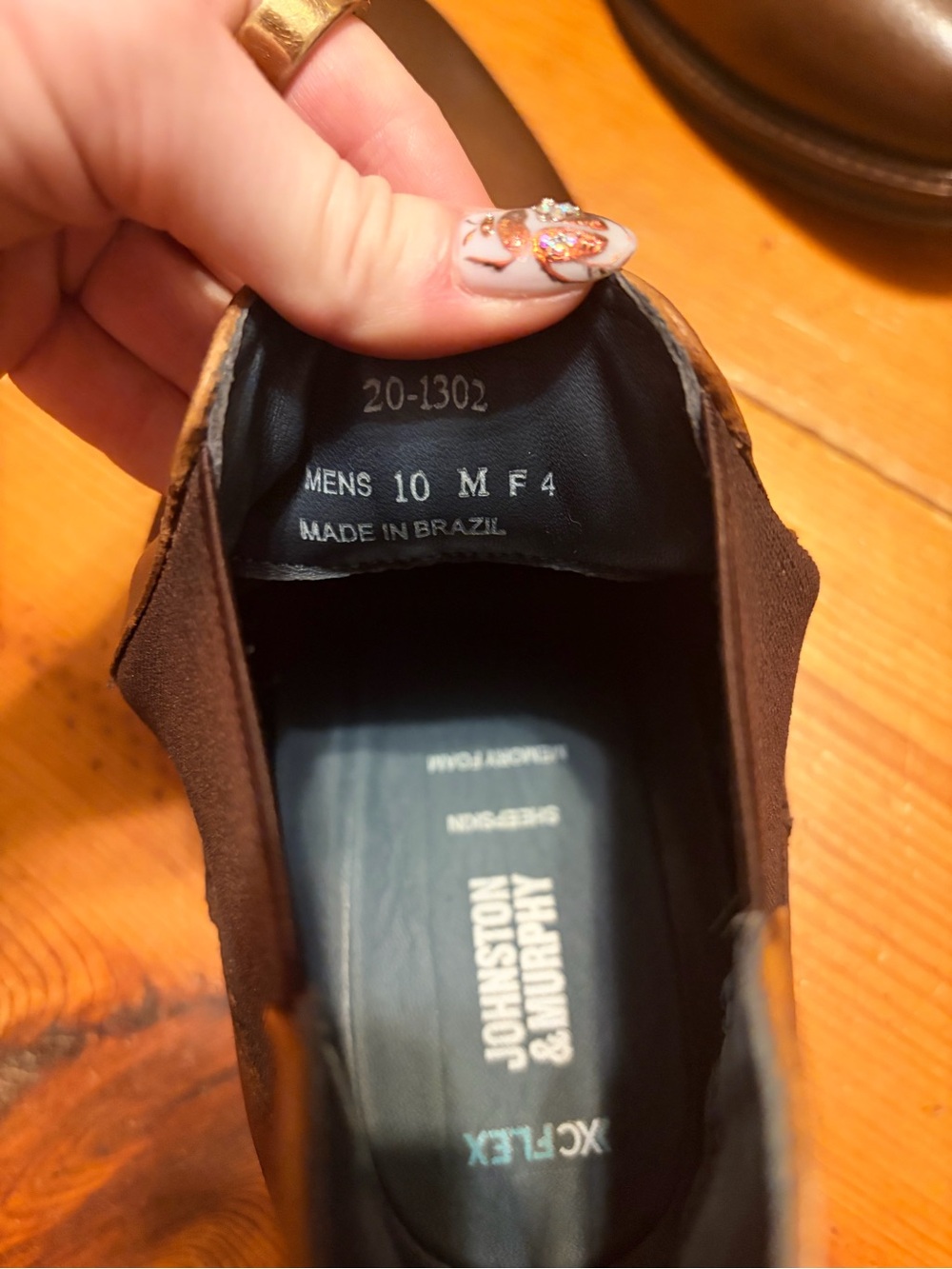 Johnston & Murphy Brown Leather Chelsea Boots - Picture 3 of 3